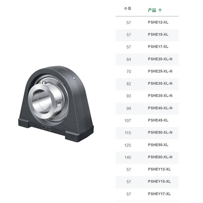 立式軸承座PSHE45-XL德國INA進口軸承(圖1)